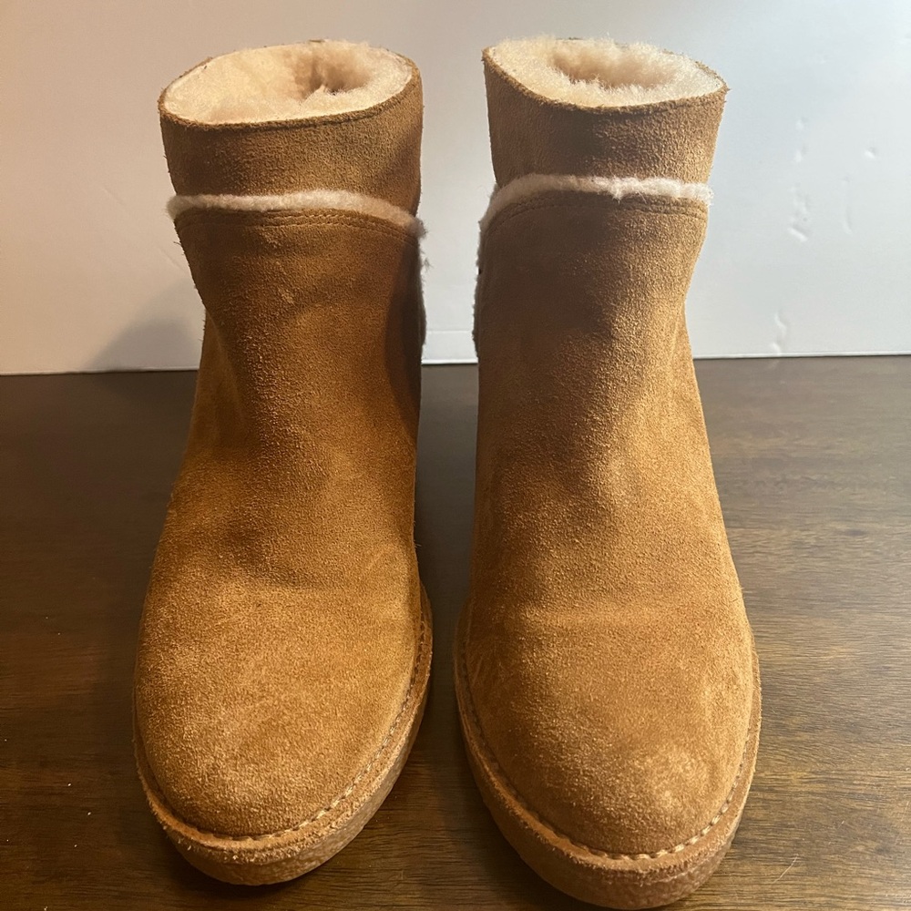 UGG Tan Ankle Boots